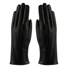 Leren handschoen zwart